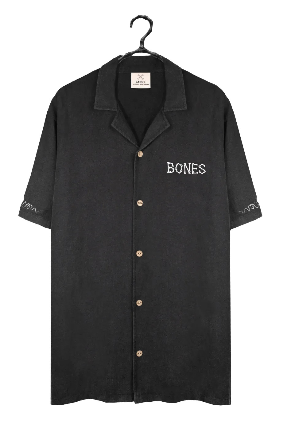 BILLY BONES CLUB CLUB RASKAL BOWLO SHIRT - BLACK