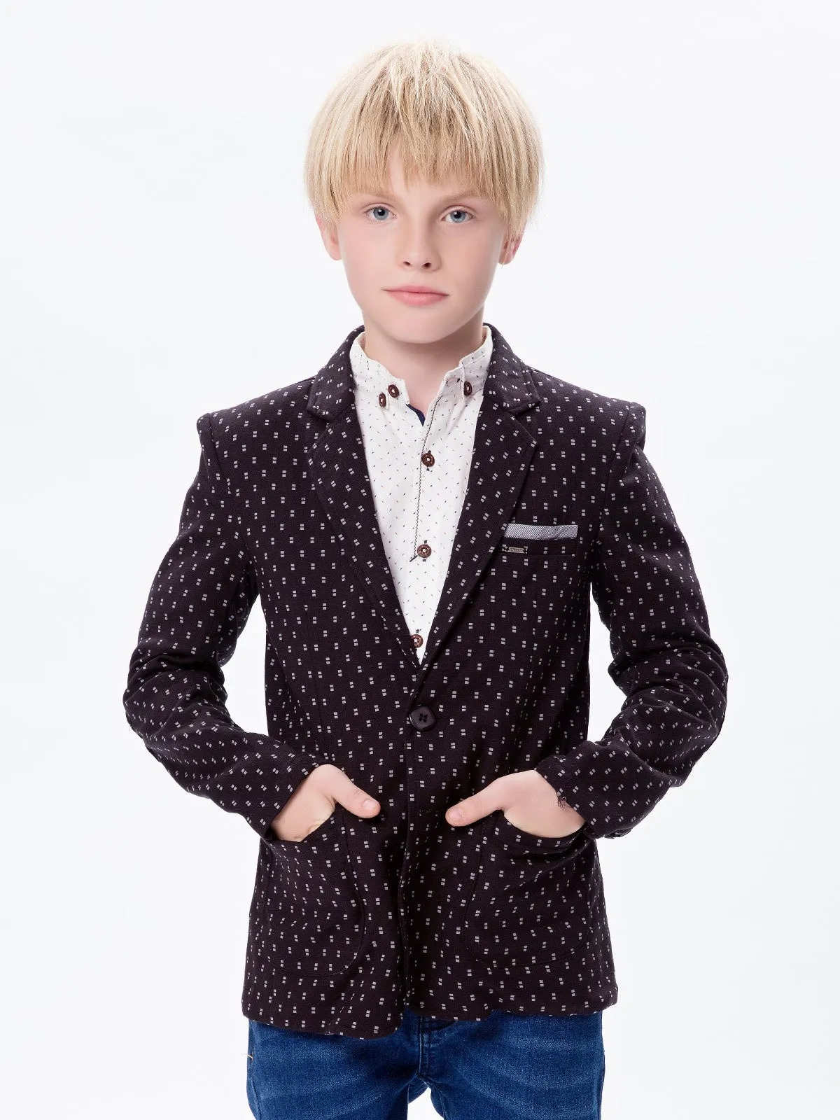 Boy's Black Blazers - BTB-TB16-4353