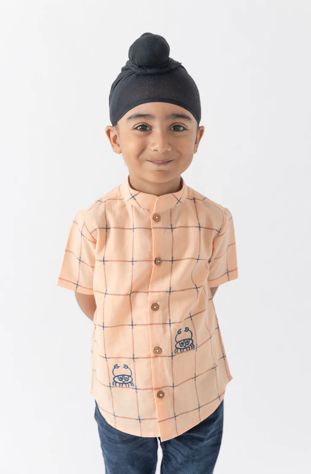 Crab-tastic Shirt - Peach