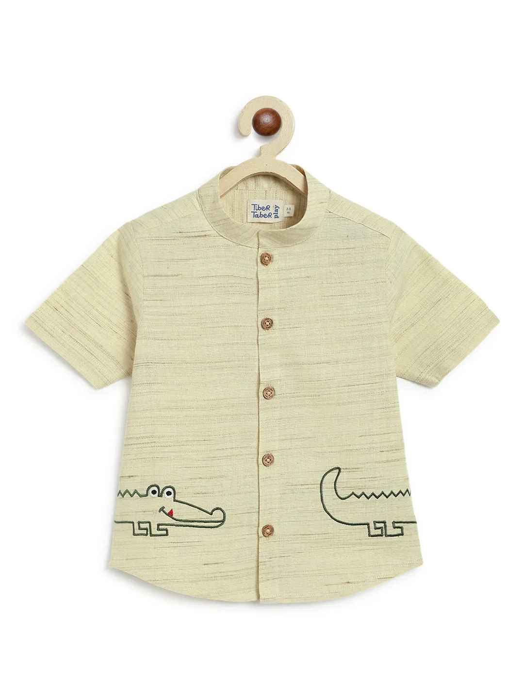 Croc n Roll Shirt - Beige