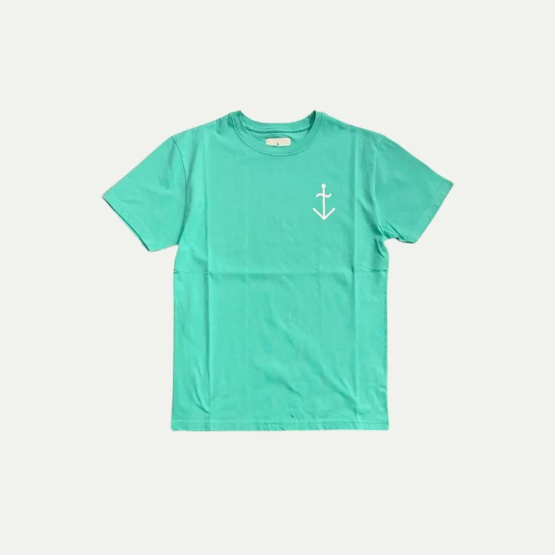 Dantas Logo T-Shirt (Gumdrop Green   Ecru Logo)