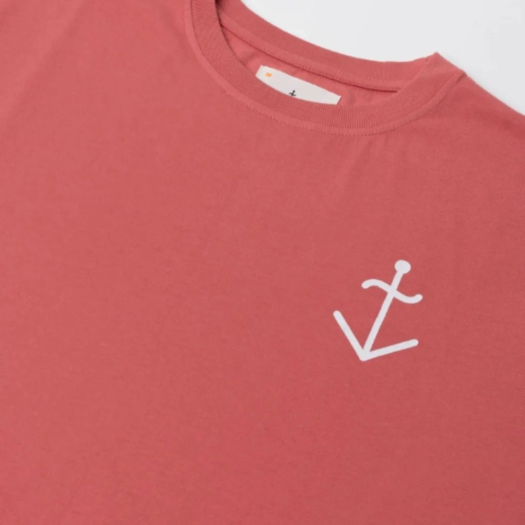 Dantas Logo T-Shirt (Spiced Coral   Ecru Logo)