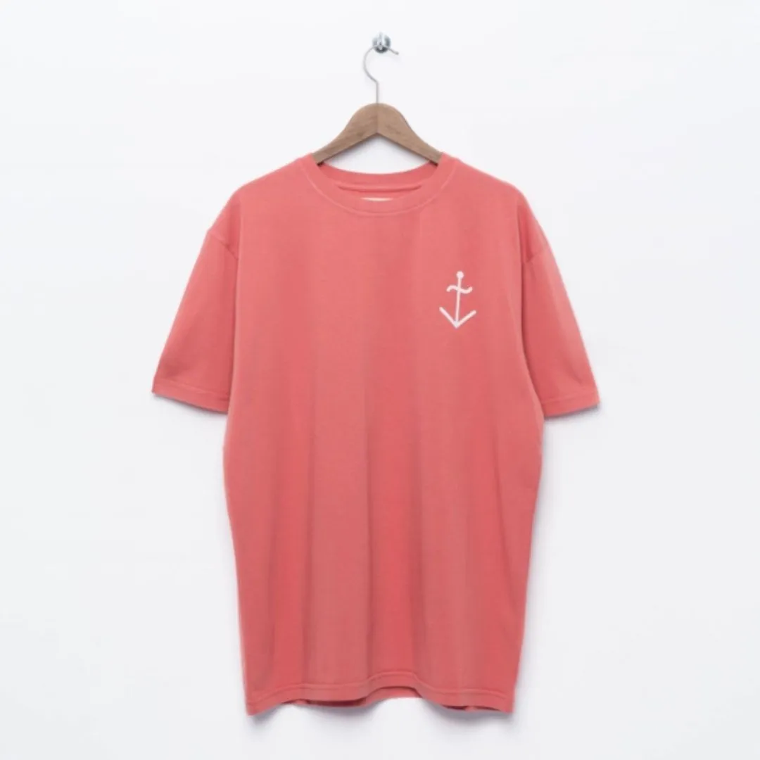 Dantas Logo T-Shirt (Spiced Coral   Ecru Logo)