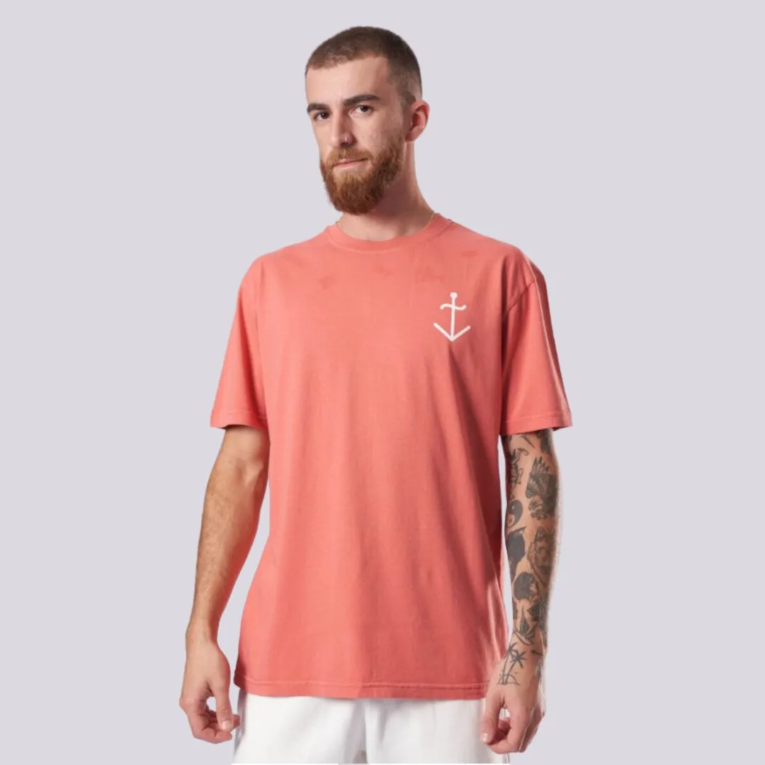 Dantas Logo T-Shirt (Spiced Coral   Ecru Logo)