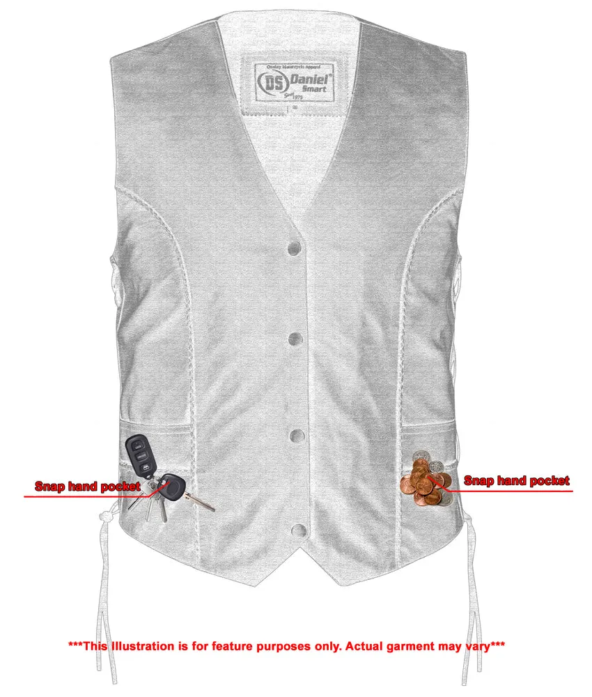 DS223 Women's Ultra-Thin Braided Vest