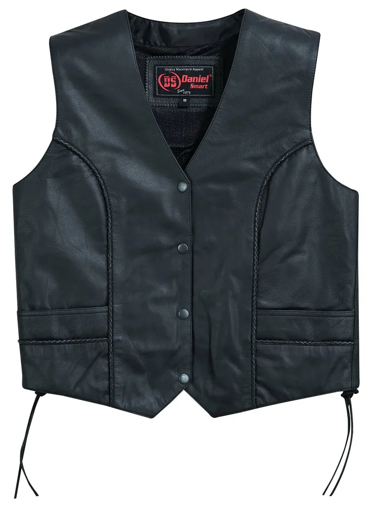 DS223 Women's Ultra-Thin Braided Vest