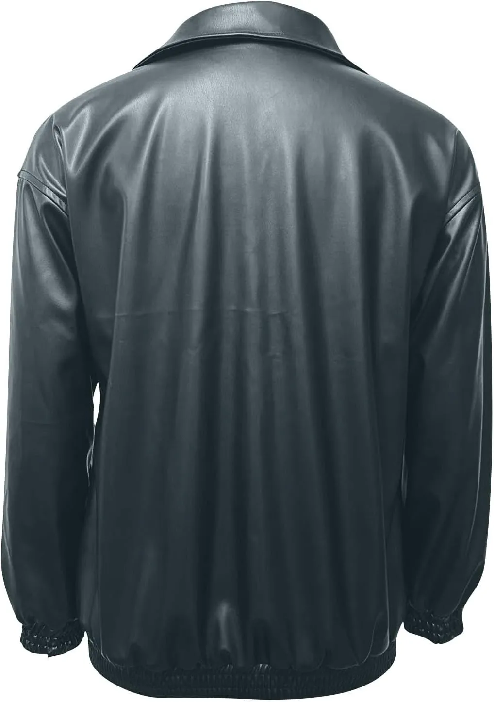 Faux Leather Jacket for Women Lapel Oversized Motorcycle Jacket Zip Up Bomber Coats Winter Fashion 2024 Fall Outfits