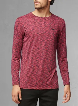 Men's crew neck long sleeve t-shirt