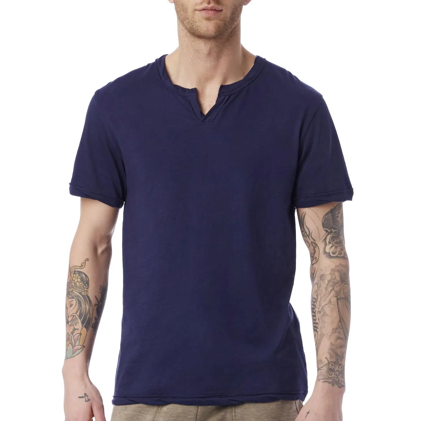 moroccan organic tee (navy)