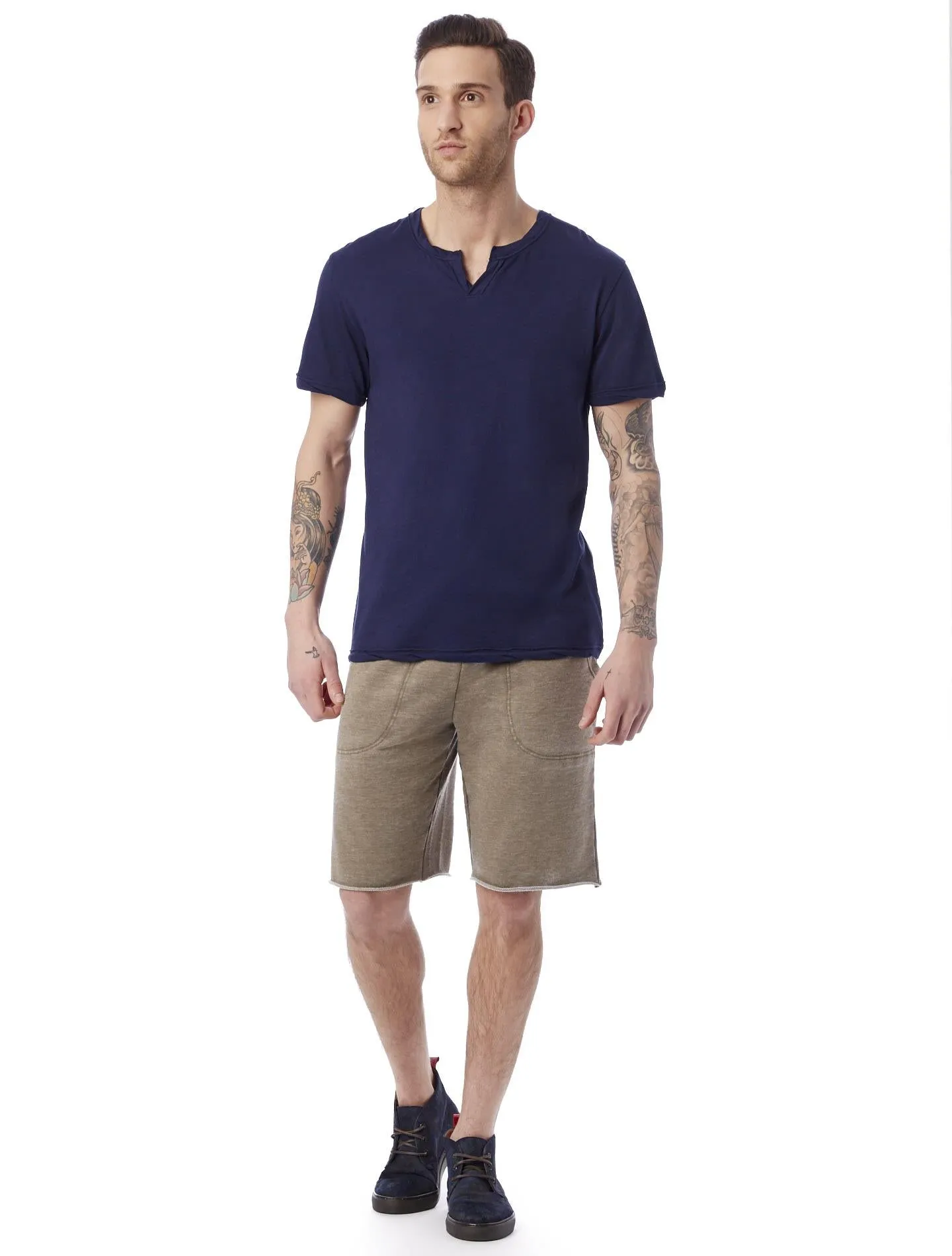 moroccan organic tee (navy)