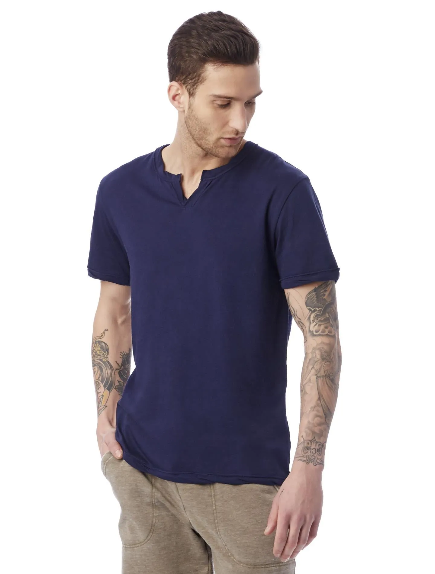 moroccan organic tee (navy)