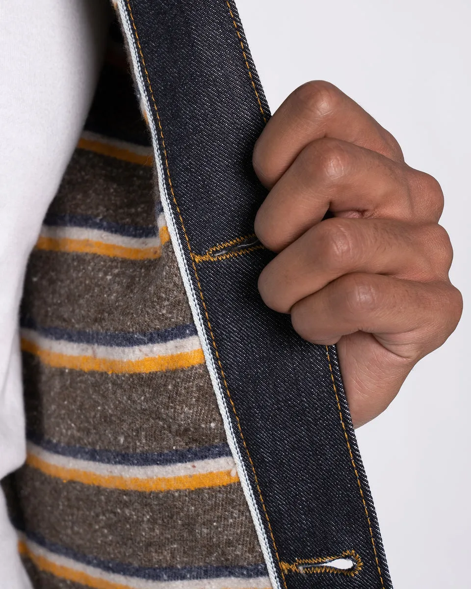 Naked & Famous Denim Lined Denim Jacket - Left Hand Twill Selvedge