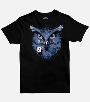 Owl Cassette | Basic Cut T-shirt