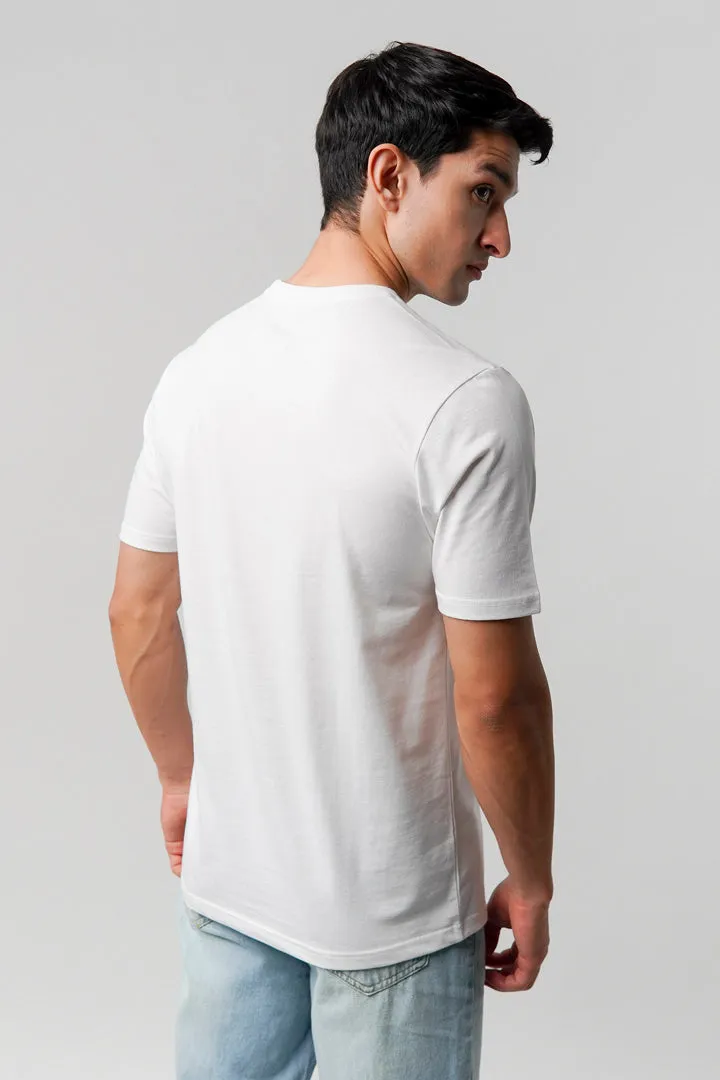 Regular Fit Crew Neck T-Shirt - White