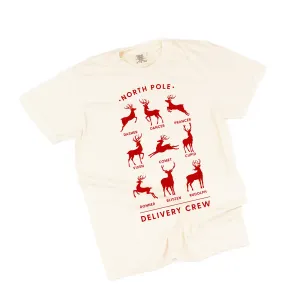 Reindeer - North Pole Delivery Crew - Comfort Colors Tee