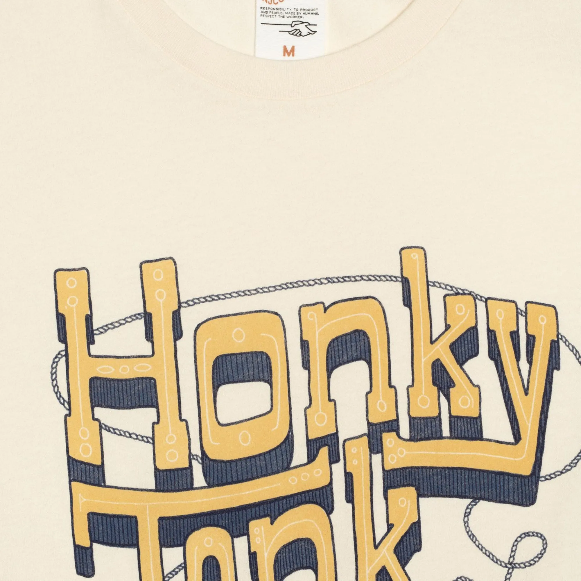 Roy Honky Tonk T-Shirt (Ecru)