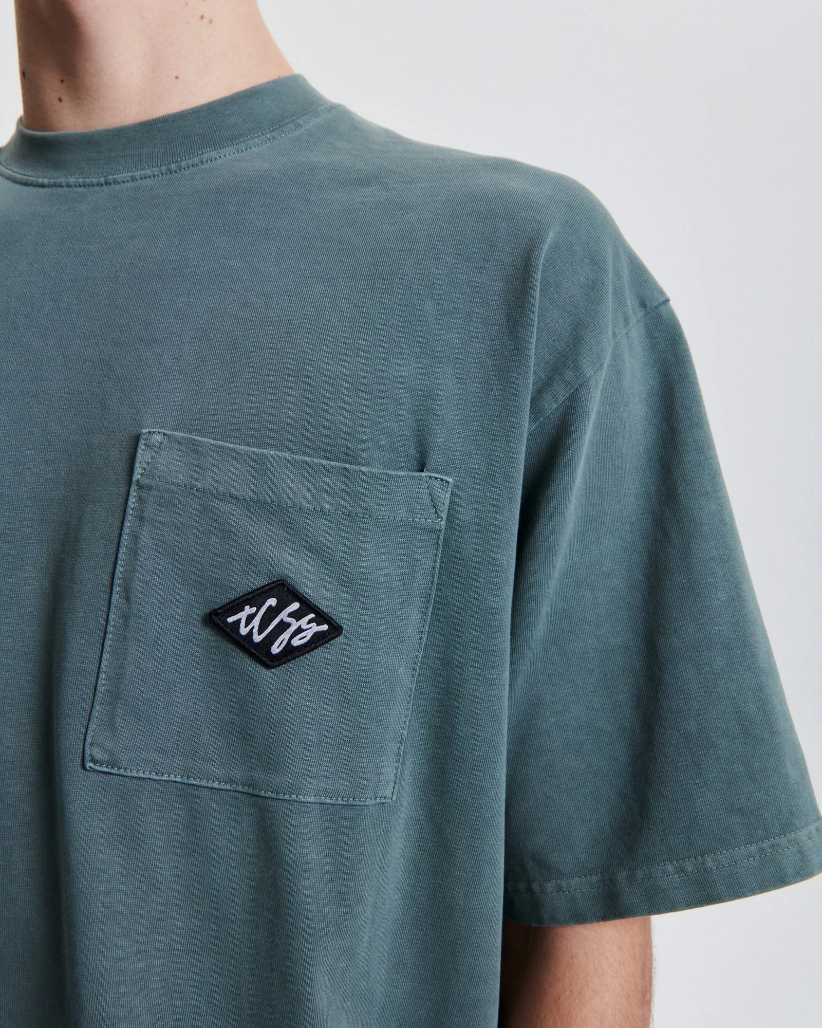 Scribble Pkt Tee - Anchor