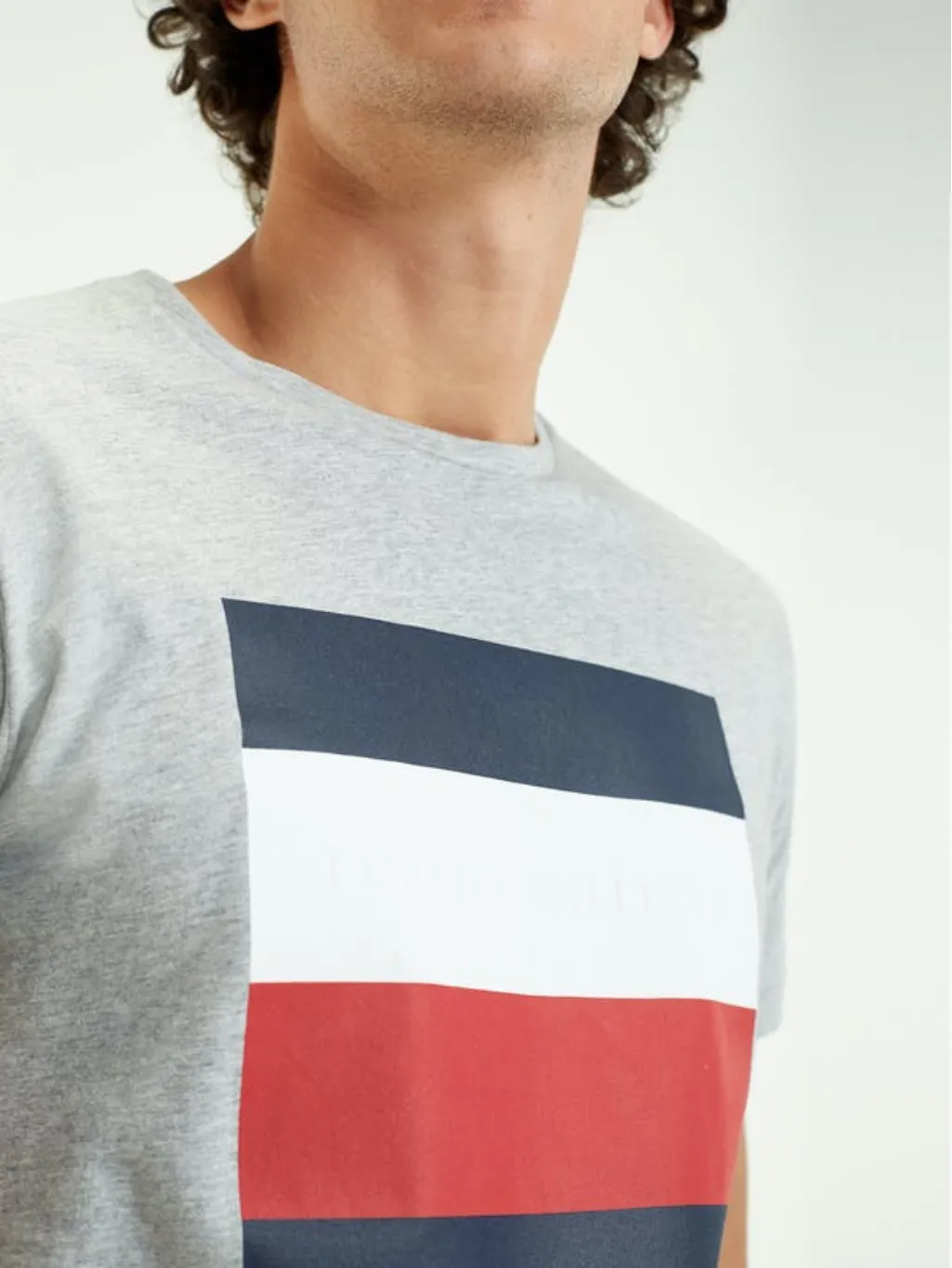 Signature Colour-Blocked Design T-Shirt
