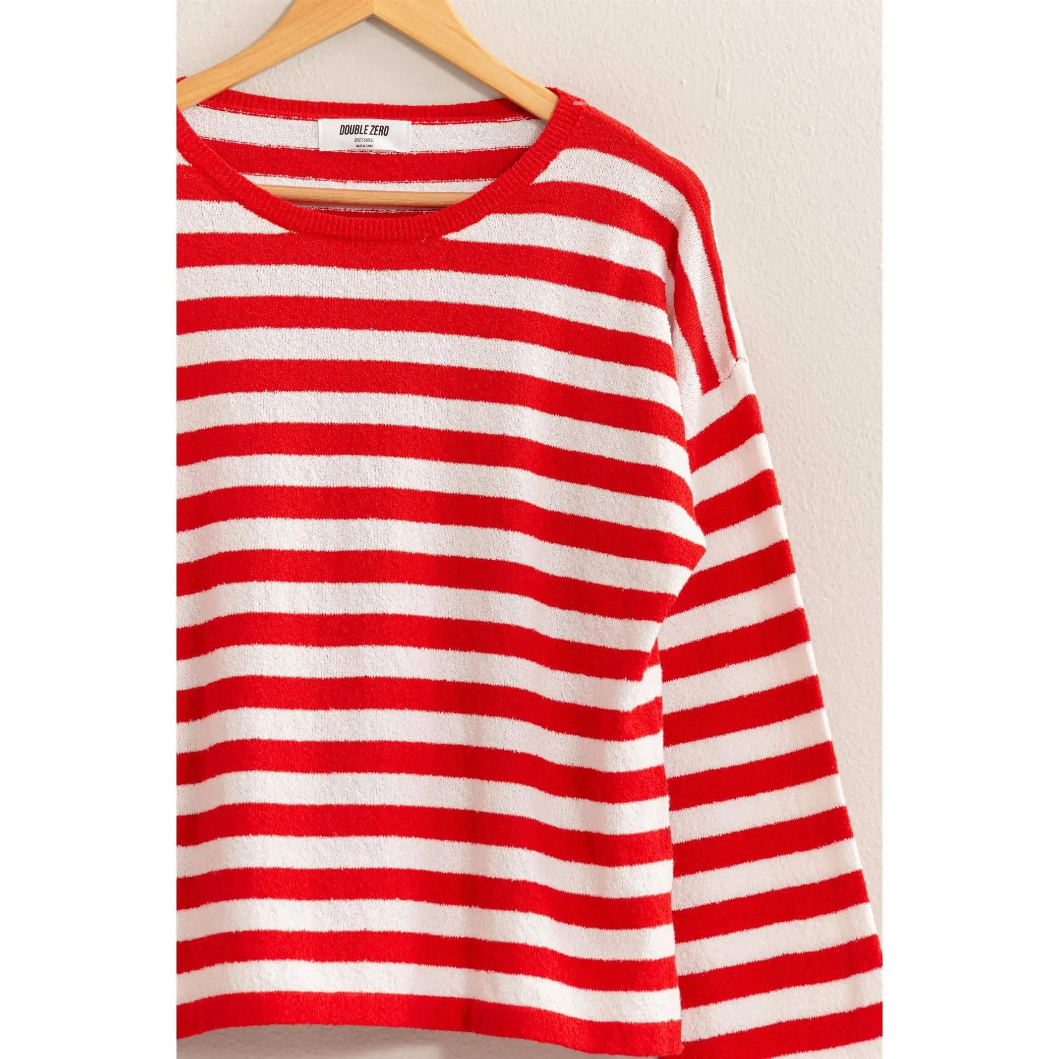 STRIPED CREWNECK SWEATER