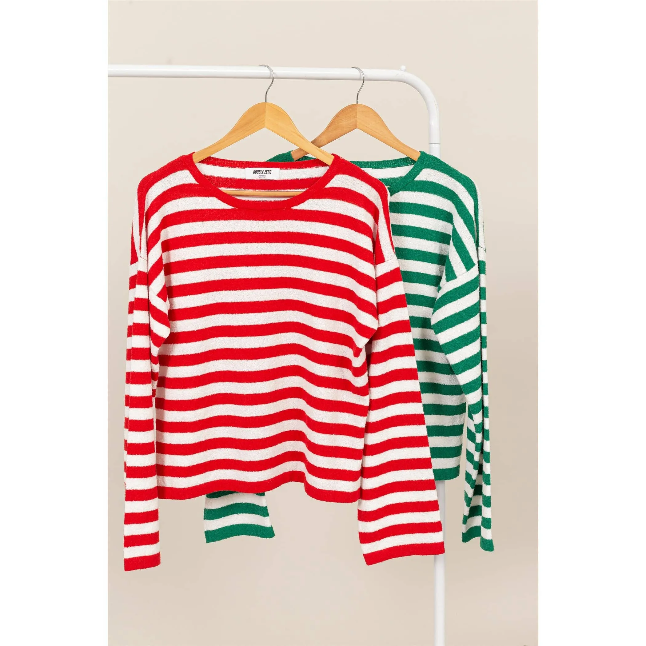 STRIPED CREWNECK SWEATER