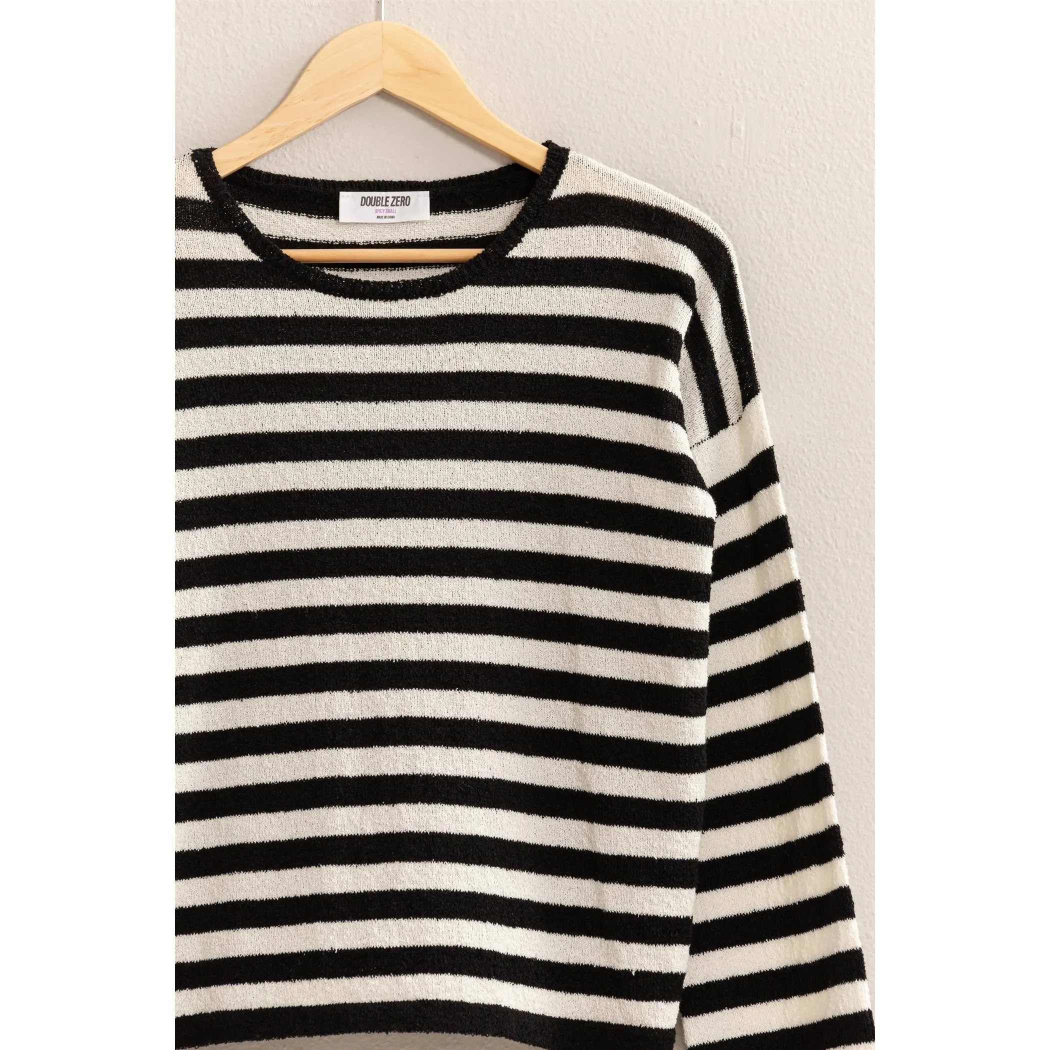 STRIPED CREWNECK SWEATER