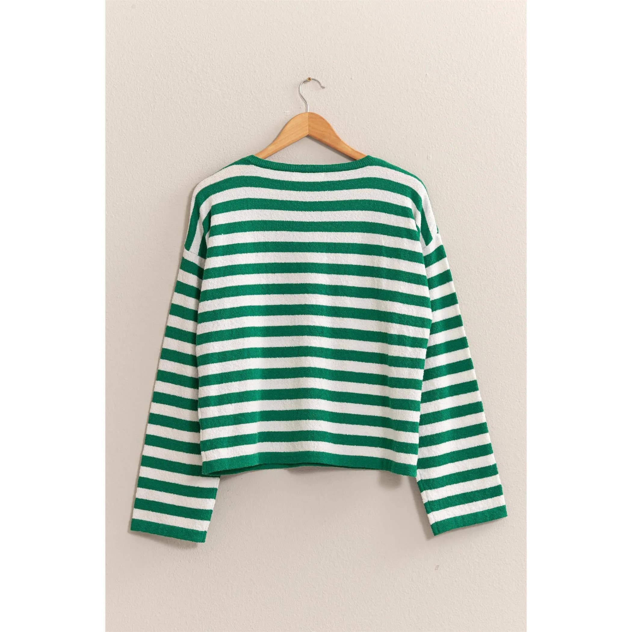 STRIPED CREWNECK SWEATER