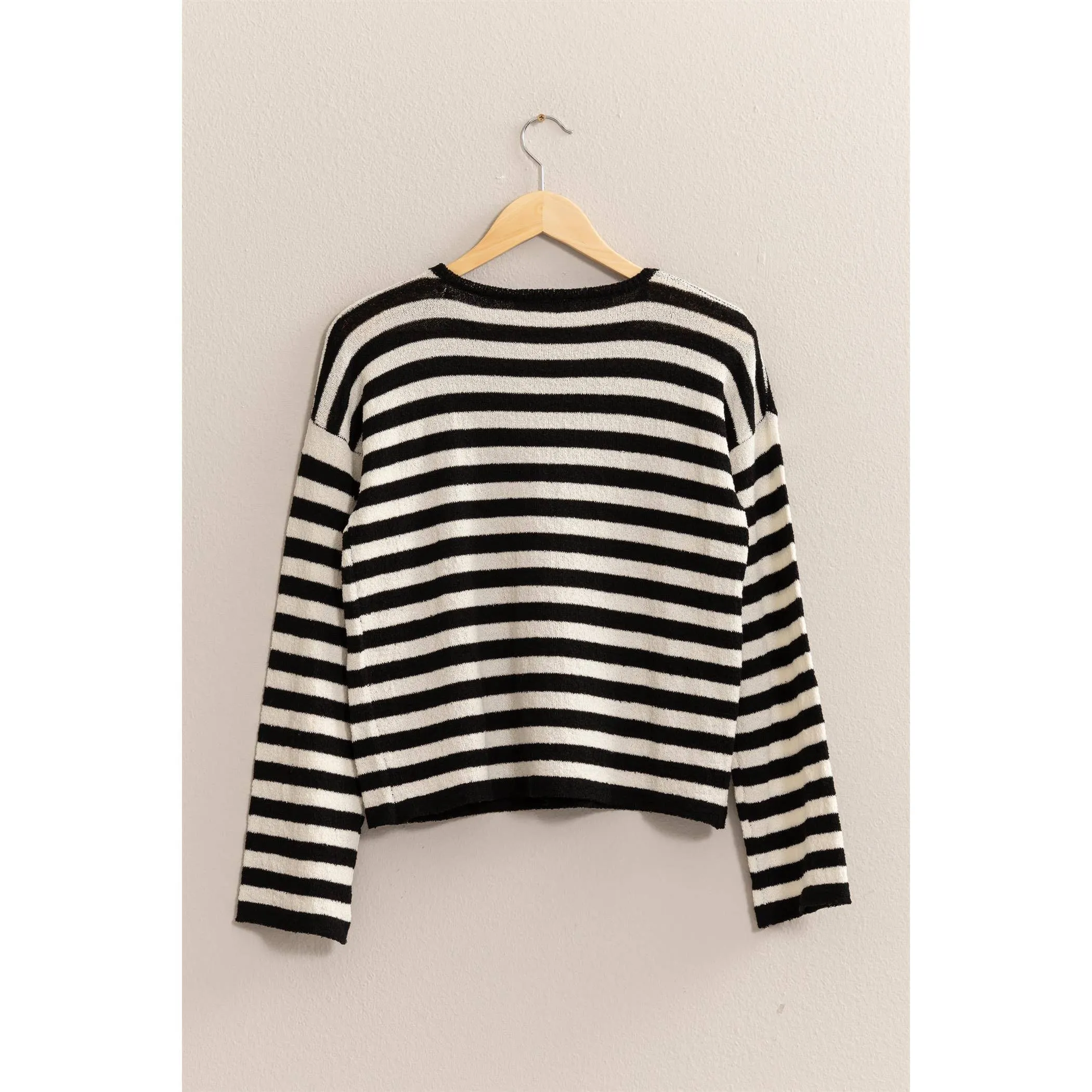STRIPED CREWNECK SWEATER