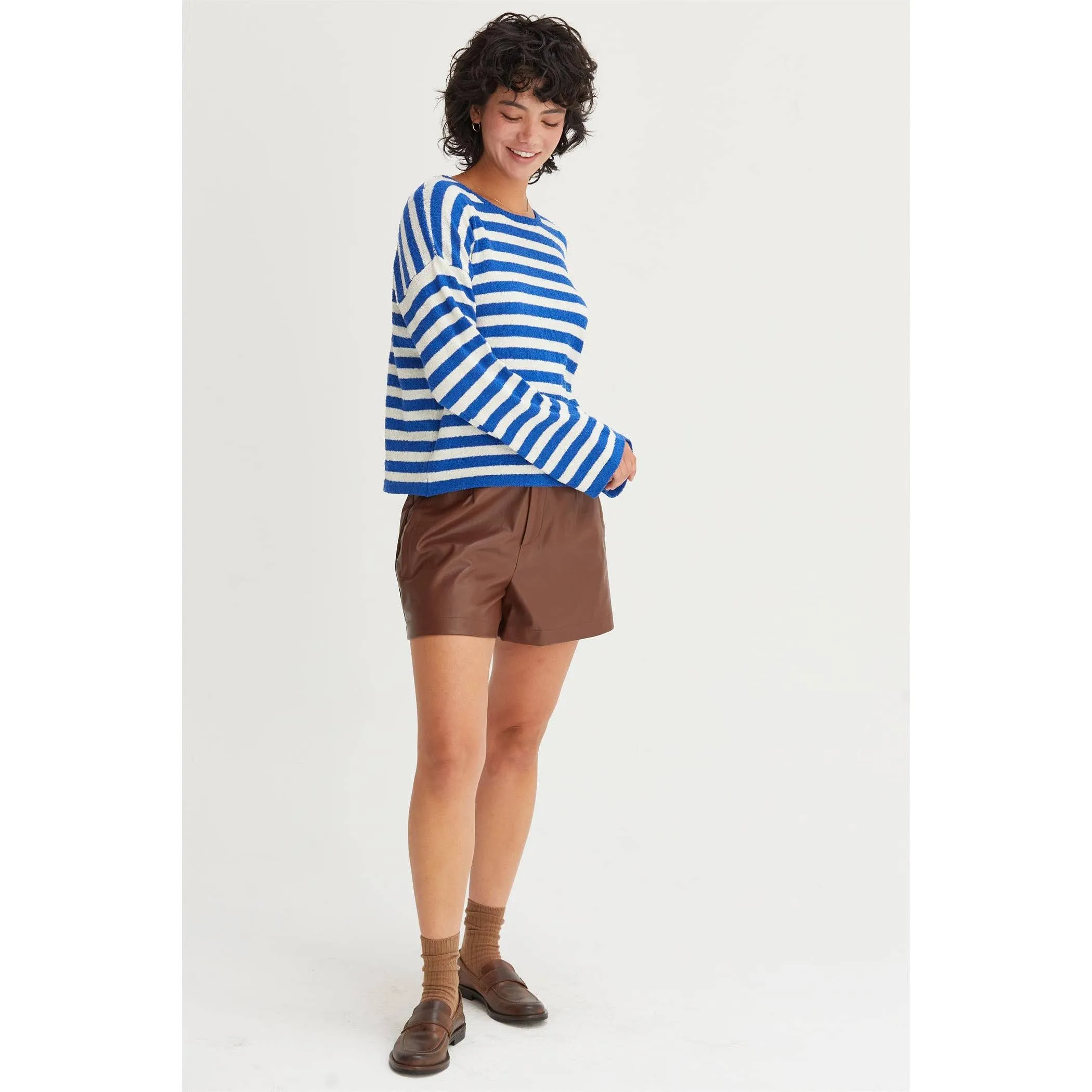 STRIPED CREWNECK SWEATER