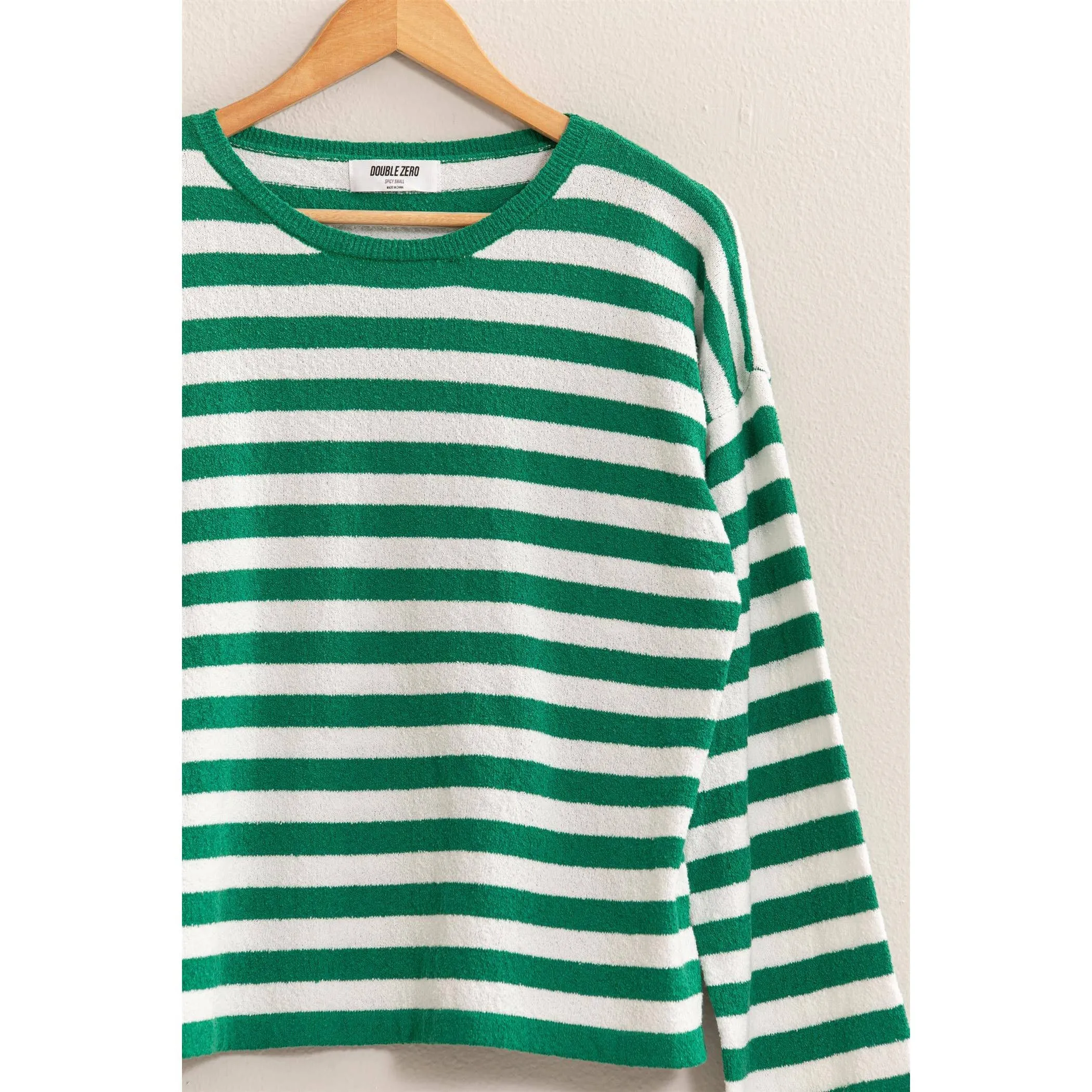 STRIPED CREWNECK SWEATER