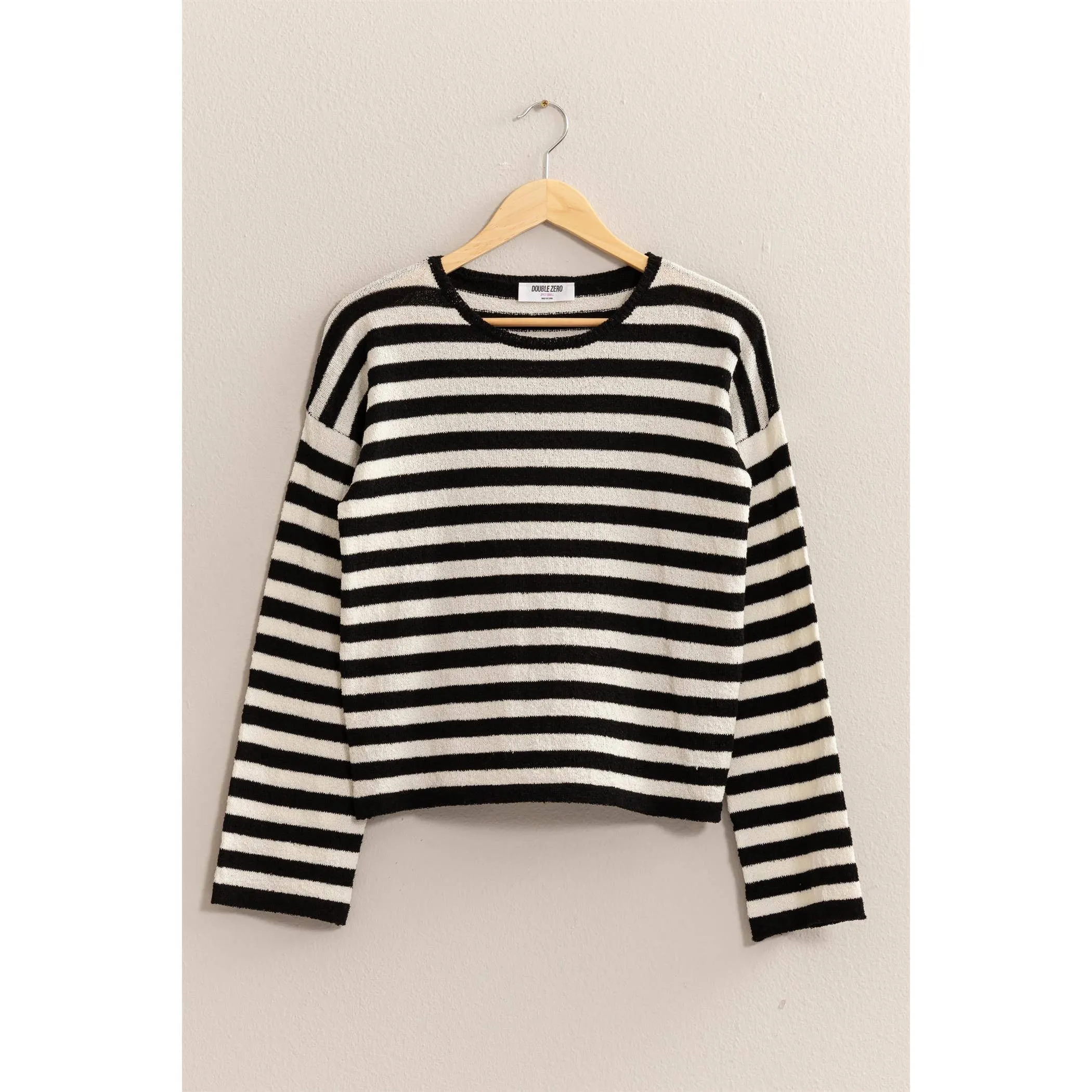 STRIPED CREWNECK SWEATER