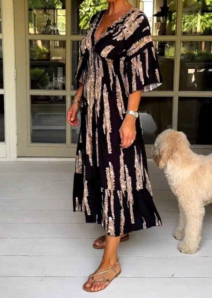 Vangie - Effortless Abstract Dress
