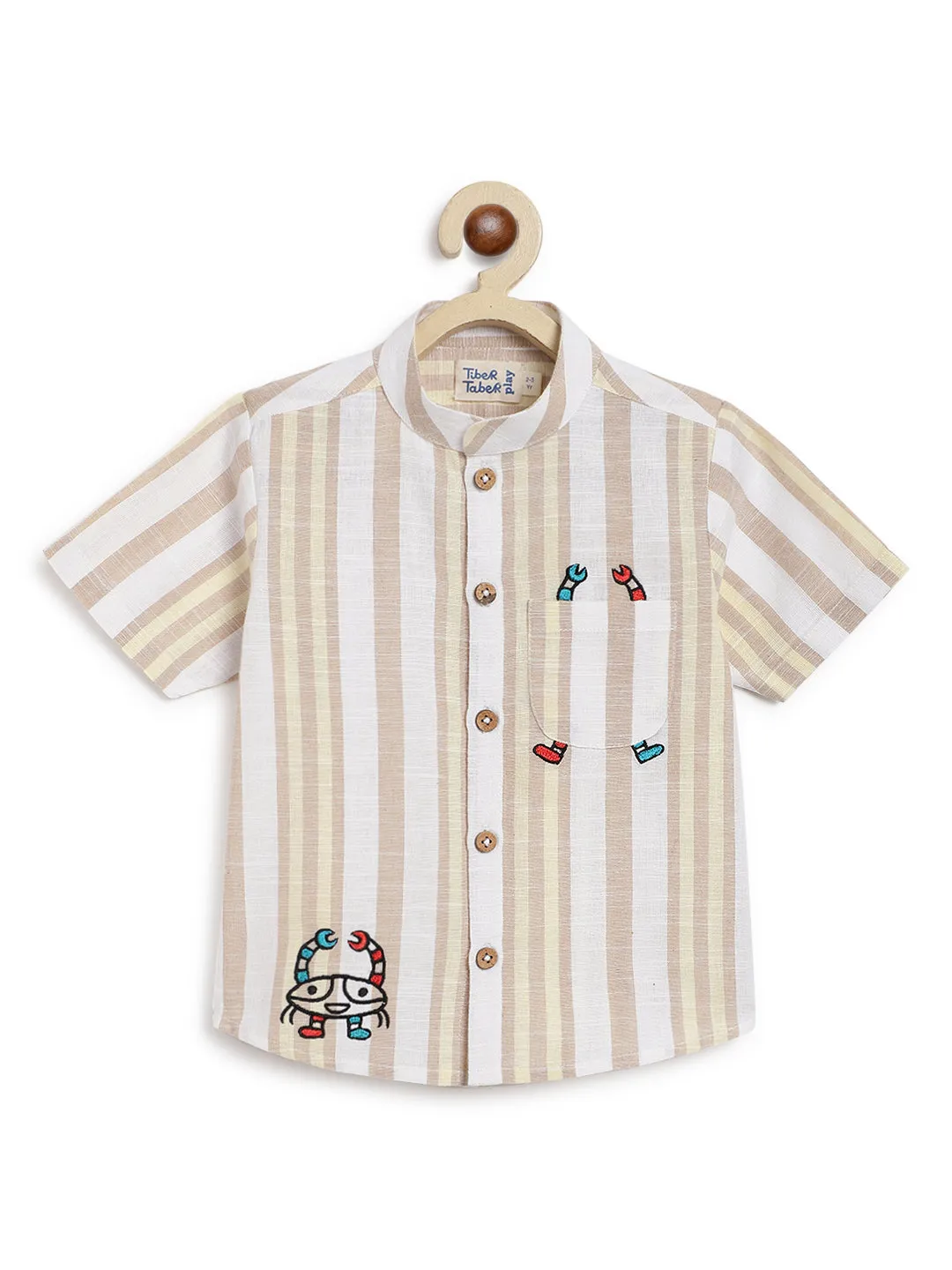 Why-so-Crabby Shirt - Cream