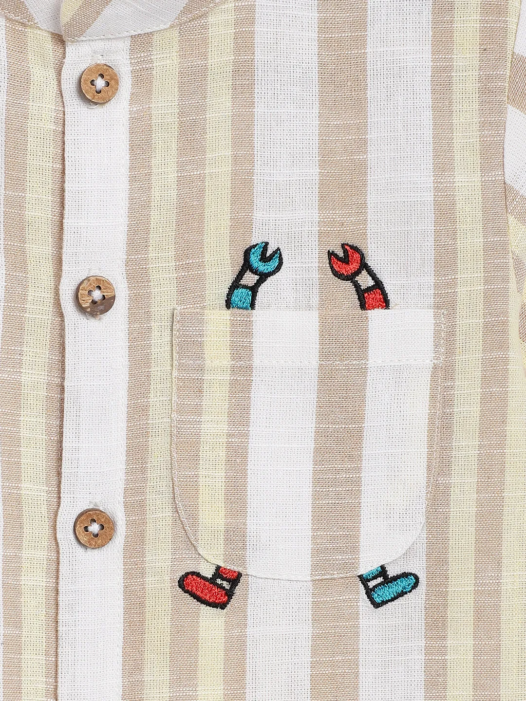 Why-so-Crabby Shirt - Cream