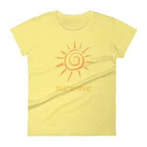 'You are my sunshine' women's short-sleeved shirt