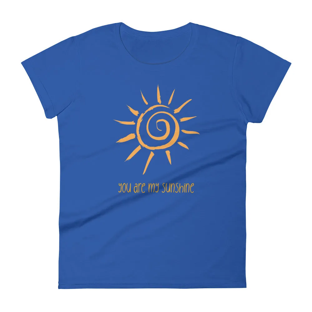 'You are my sunshine' women's short-sleeved shirt