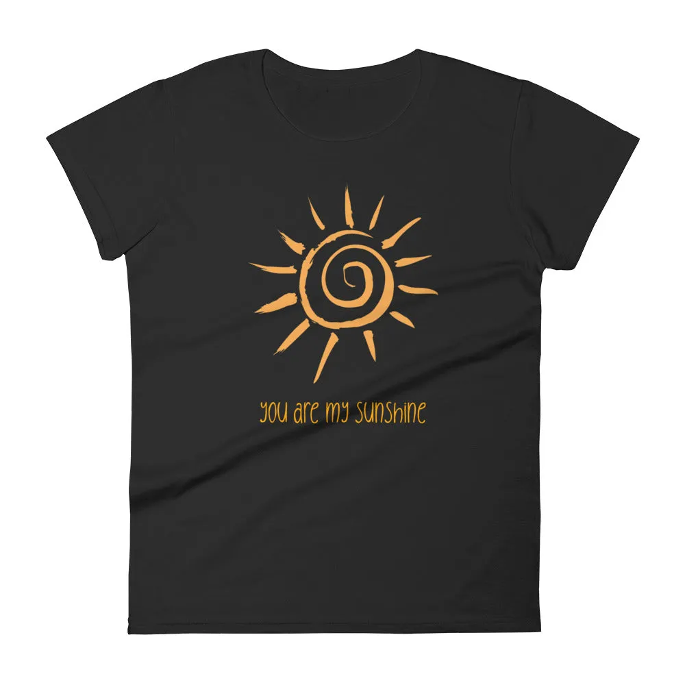 'You are my sunshine' women's short-sleeved shirt