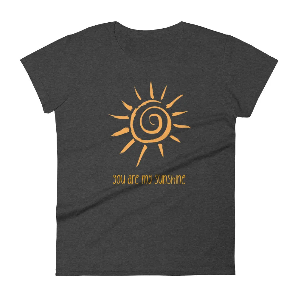 'You are my sunshine' women's short-sleeved shirt