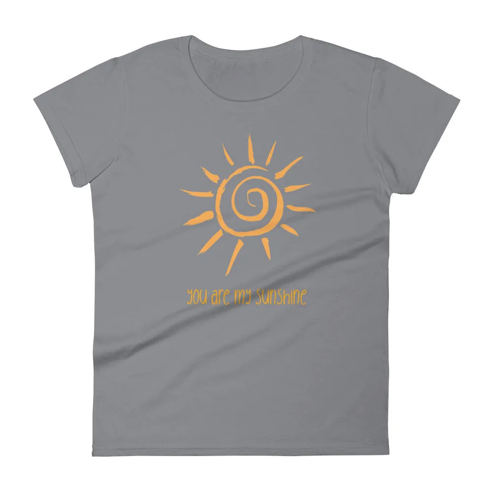 'You are my sunshine' women's short-sleeved shirt