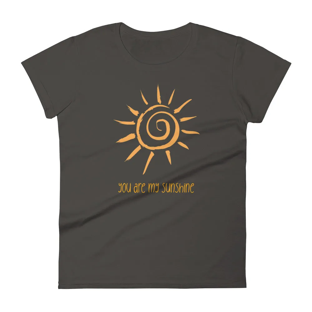 'You are my sunshine' women's short-sleeved shirt